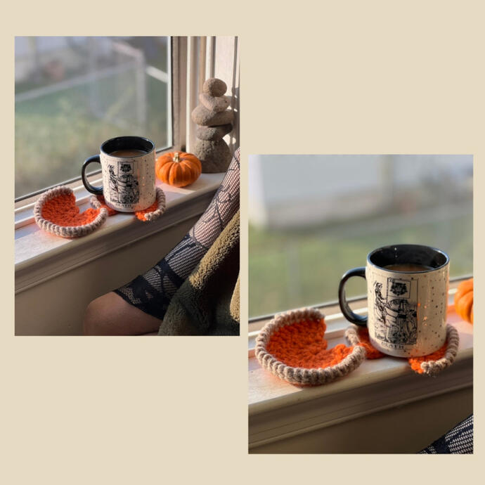 Pumpkin Pie Coasters