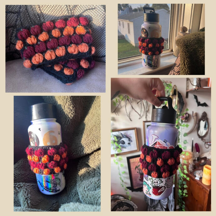 XL Pumpkin Bottle Cozy