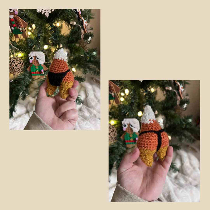 Cheeked Up Candy Corn
